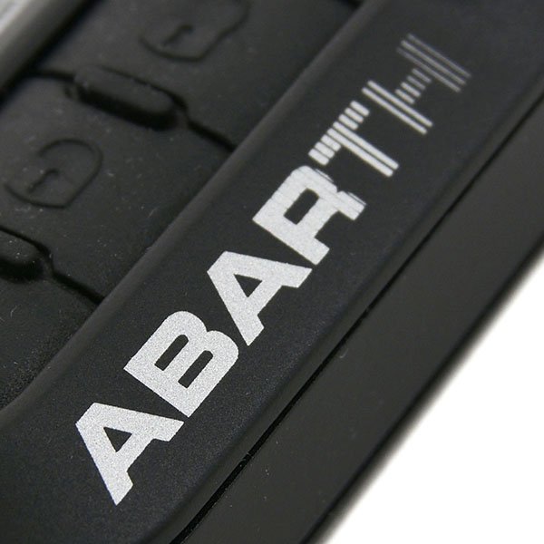 ABARTH Key Cover -Prototype-(Black/Silver Logo)