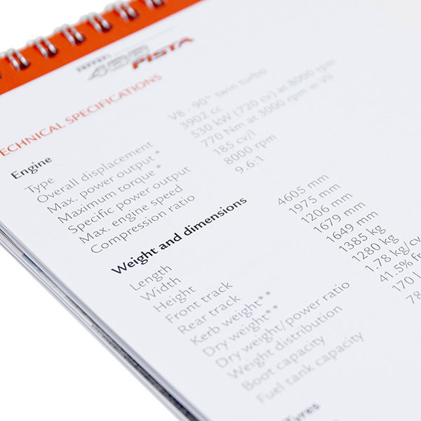 Ferrari 488 Pista Media Book