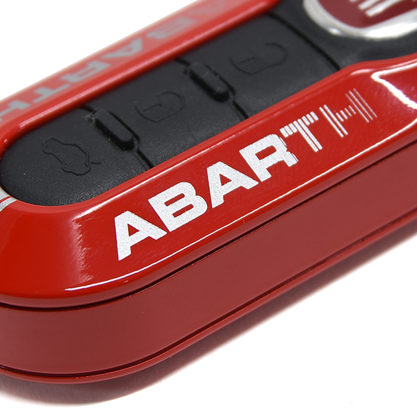 ABARTH Key Cover(Red/Silver Logo)