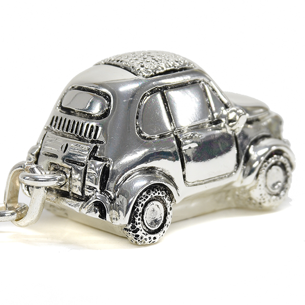 FIAT Nuova 500 Chrome Keyring
