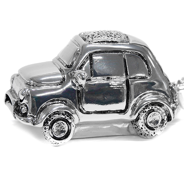 FIAT Nuova 500 Chrome Keyring