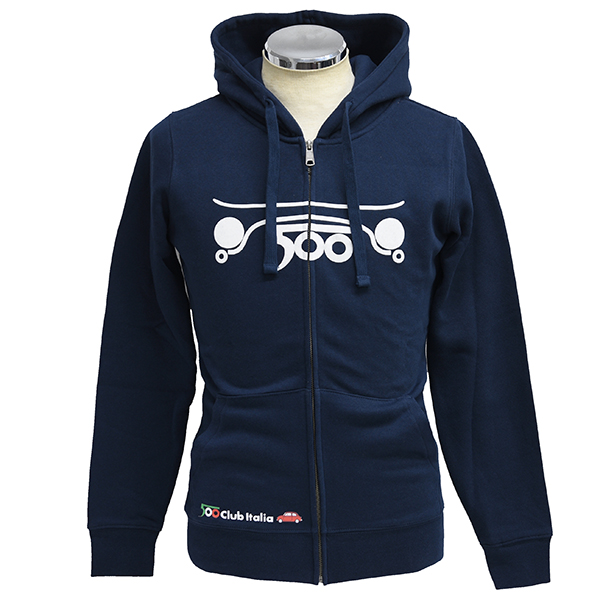 FIAT 500 CLUB ITALIA Hoodie(Navy)