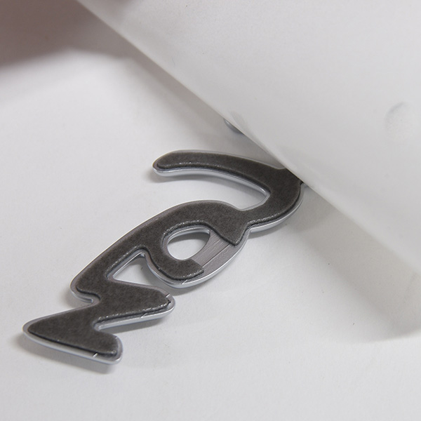 LANCIA Genuine Ypsilon 3 Logo Emblem(Satin Silver)