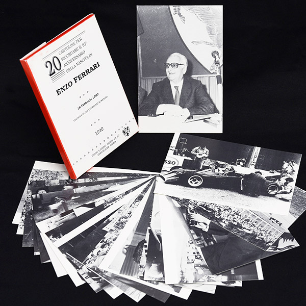 Enzo Ferrari 92 anni Memorial Post Card Set(20pcs.)