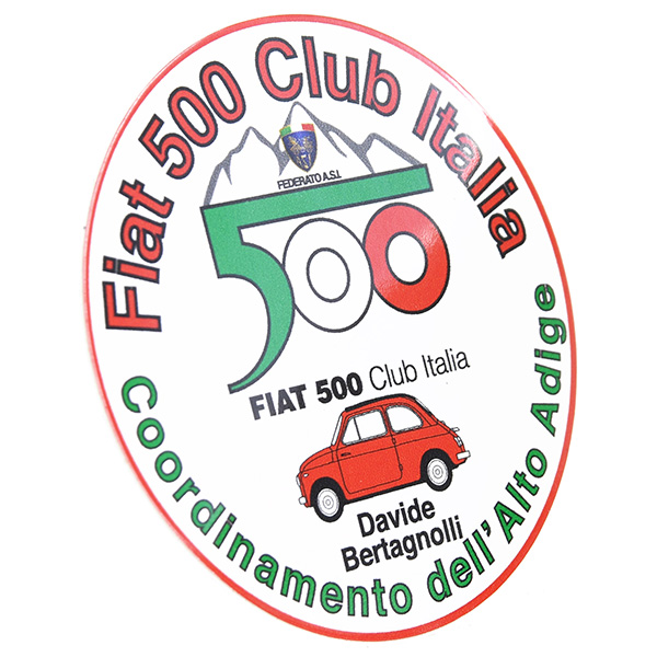 FIAT 500 CLUB ITALIA Alto Adige Sticker