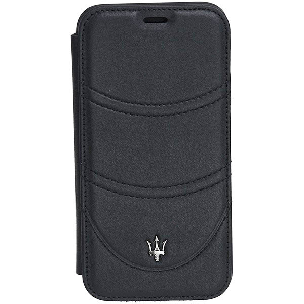 MASERATI iPhone X Book Shaped Case-GRANLUSSO/Black-