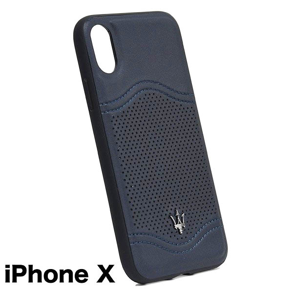 MASERATI iPhone X Case-GRANLUSSO/Blue-