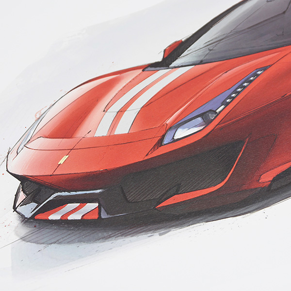 Ferrari 488 Pista Lithograph for VIP Guest