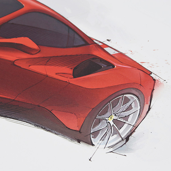 Ferrari 488 Pista Lithograph for VIP Guest