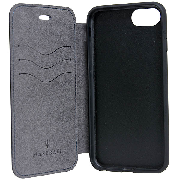 MASERATI iPhone 6/6s/7/8 Book Shaped Case-GRANLUSSO/Blue-