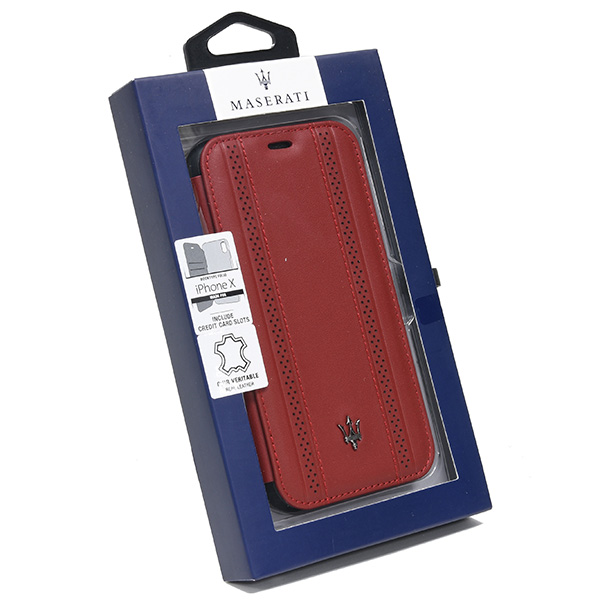 MASERATI iPhone 6/6s/7/8 Book Shaped Case-GRANLUSSO/Red-