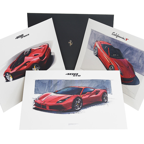 Ferrari 488GTB/488Spider/California-T Lithograph for VIP Guest