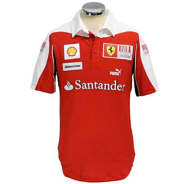 Scuderia Ferrari 2010ドライバー支給用ポロシャツ