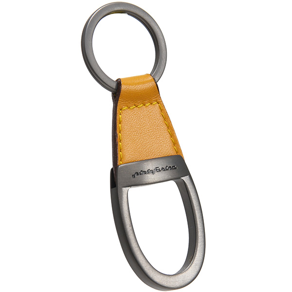 Pininfarina Leather & Metal Keyring