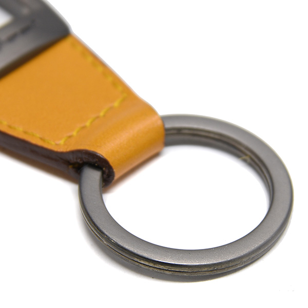 Pininfarina Leather & Metal Keyring