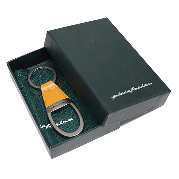 Pininfarina Leather & Metal Keyring