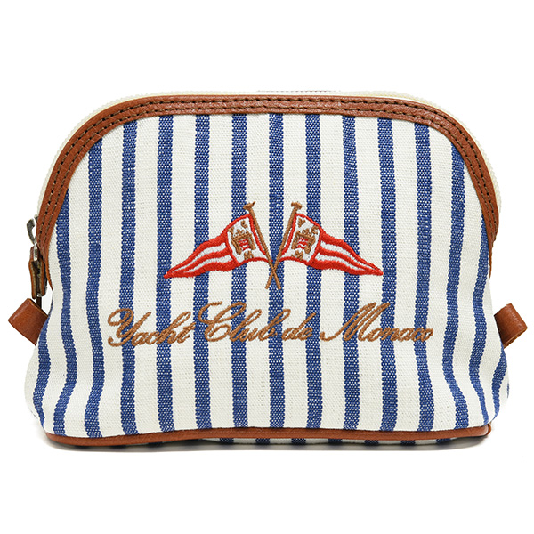 Yacht Club de Monaco Official Canvas Pouch(Stripe)