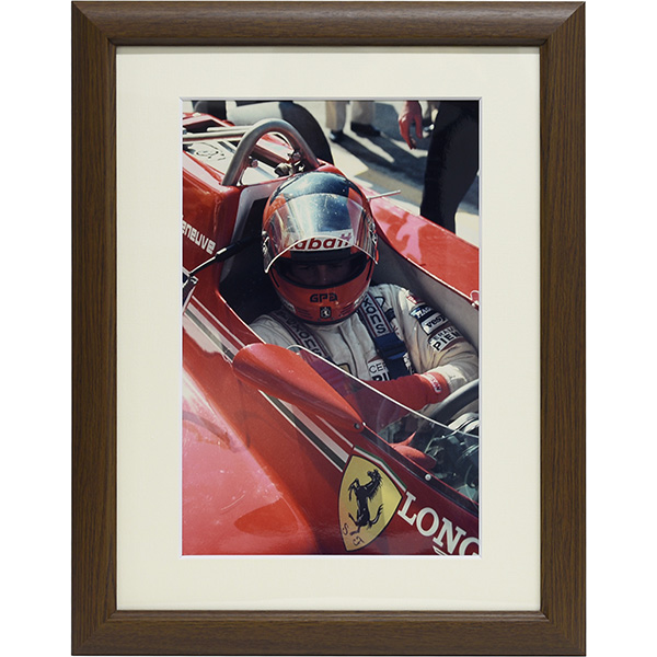 Gilles Villeneuve Photo with Frame Type A