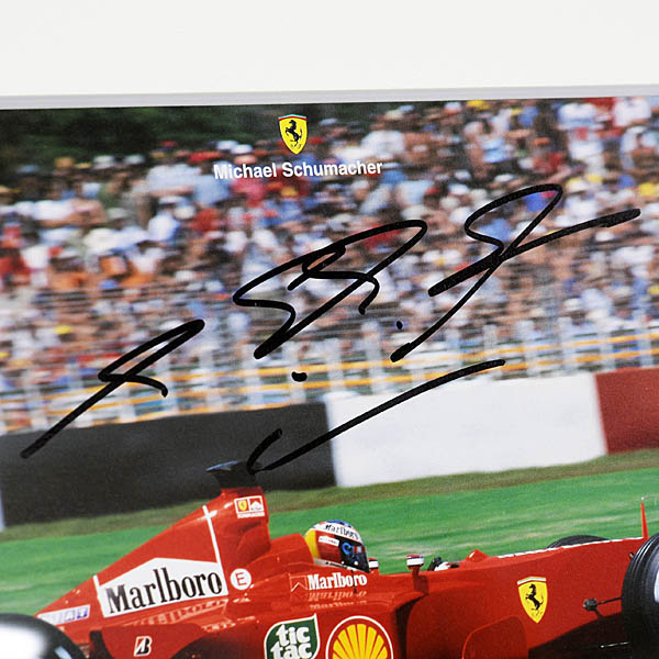 Scuderia Ferrari 2000 W.C.Memorial Autograph Card with M.Schumacher Signature