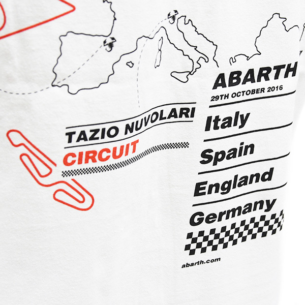 ABARTH DAY 2016 T-Shirts(for Women/White)