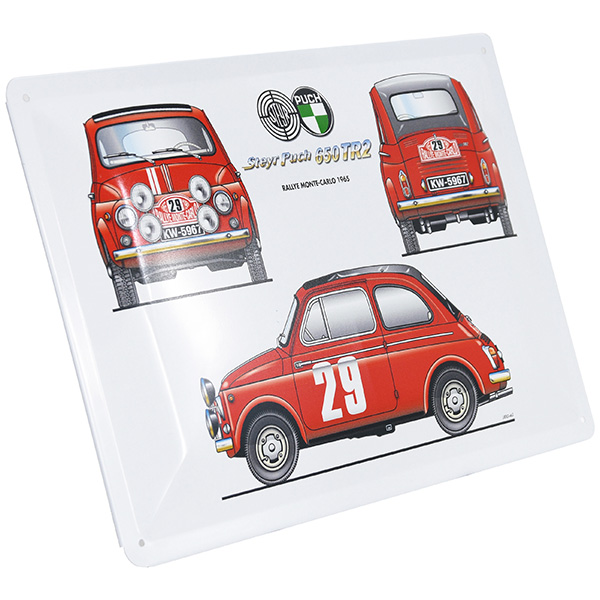 Steyr Puch 650TR2 Plate (Red)