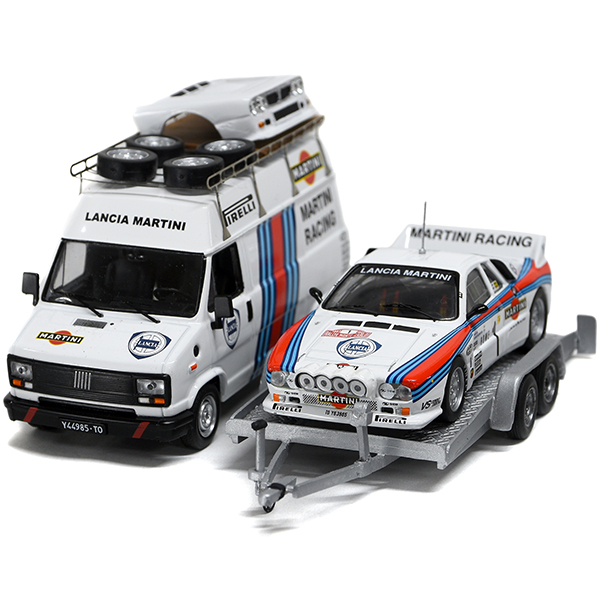 1/43 LANCIA 037 Rally&MARTINI RACING Transporter Miniature Model