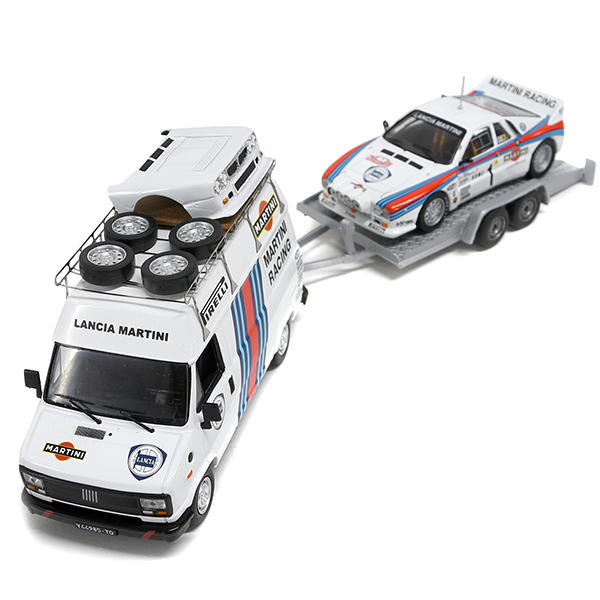 1/43 LANCIA 037 Rally&MARTINI RACING Transporter Miniature Model