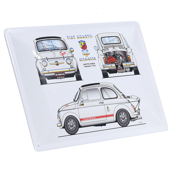 FIAT ABARTH 695 esseesse Metal Plate