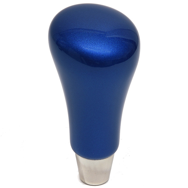 FIAT Dualogic Wooden Gear Knob (Shiny Blue) by La FIT+a 