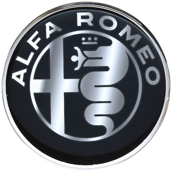 Alfa Romeo New Emblem 3D Sticker(75mm/Monotone)