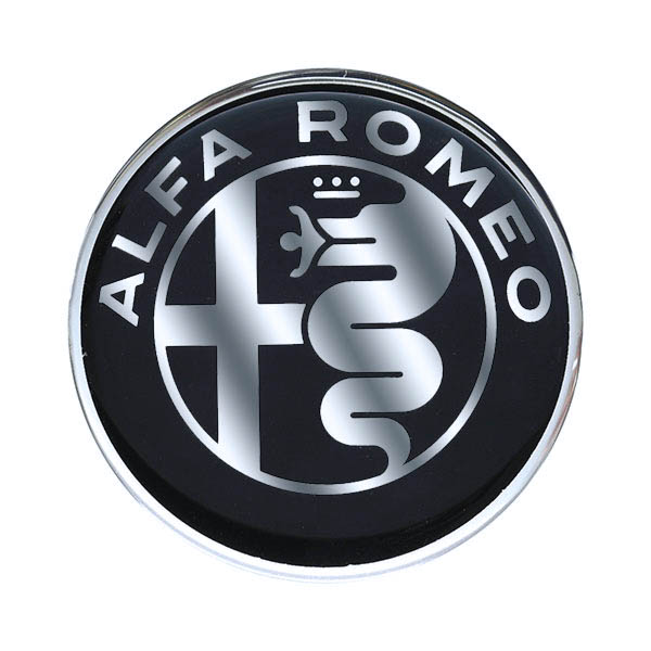 Alfa Romeo New Emblem 3D Sticker(48mm/Monotone)