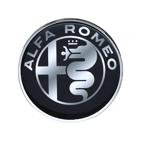 Alfa Romeo New Emblem 3D Sticker(40mm/Monotone)