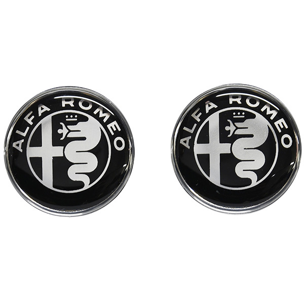 Alfa Romeo New Emblem 3D Sticker(21mm/Monotone/2pcs.)