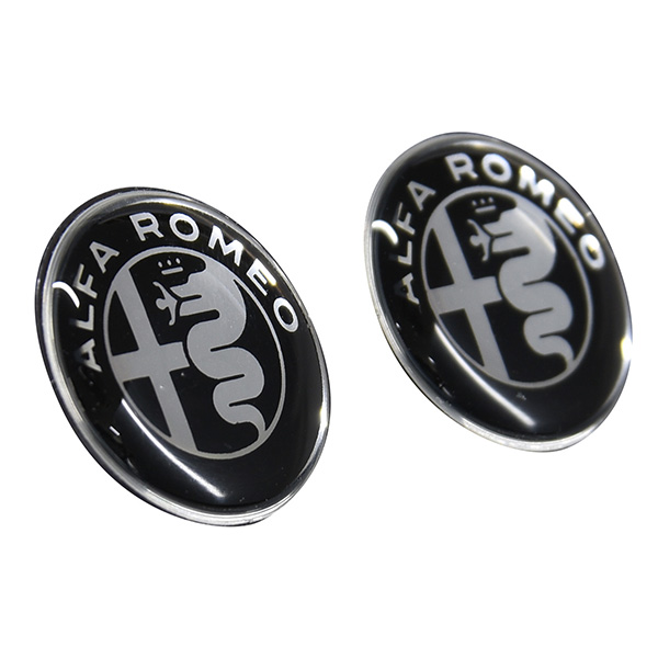 Alfa Romeo New Emblem 3D Sticker(21mm/Monotone/2pcs.)