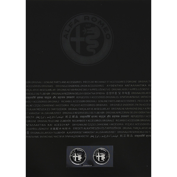 Alfa Romeo New Emblem 3D Sticker(12mm/Monotone/2pcs.)