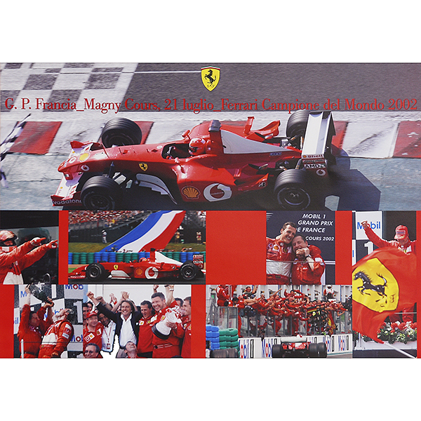 Scuderia Ferrari2002ドライバーズタイトル獲得記念ポスター