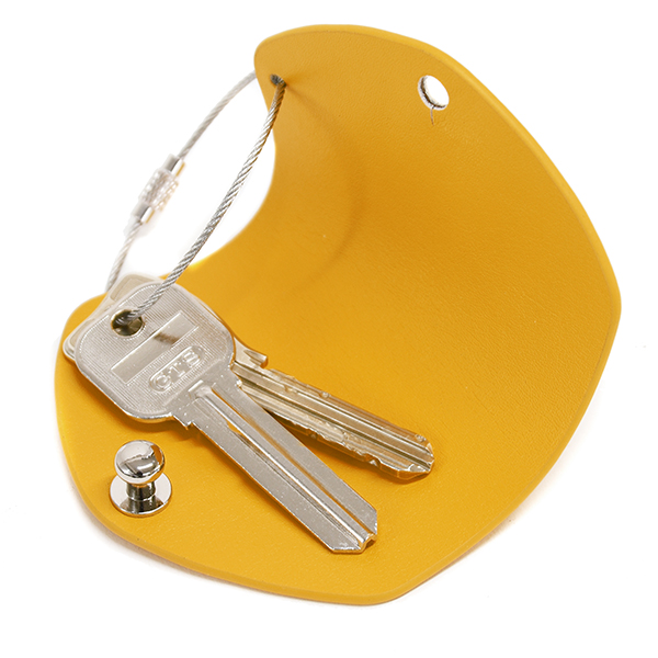 FIAT Leather Keycase(Yellow)