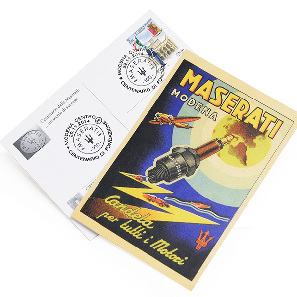 MASERATI-100 anniversario-ポストカード