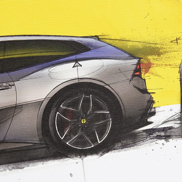 Ferrari GTC4 LUSSO T Lithograph for VIP Guest