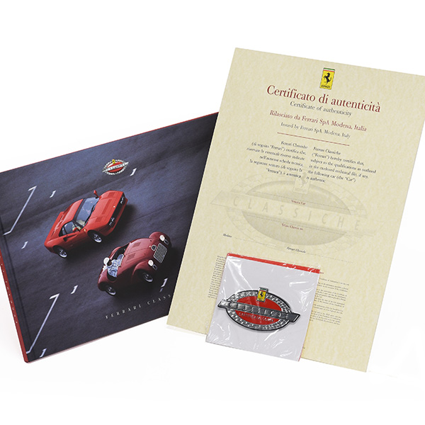 Ferrari純正CLASSICHE CERTIFICATA COCER認定付属ブック(最新版)