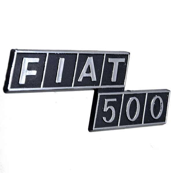 FIAT 500ロゴプレート(プラスティック)
