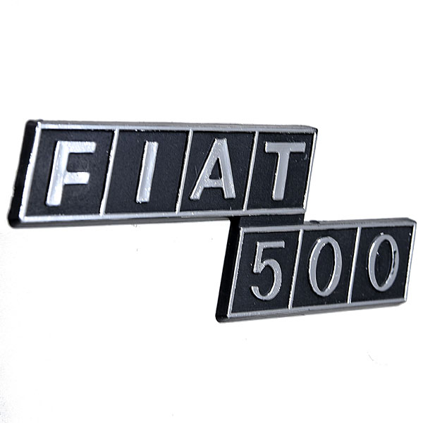 FIAT 500 Logo Plate(Plastic)