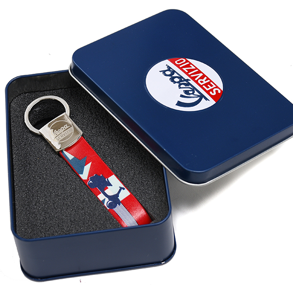 Vespa Official Strap Shaped Keyring(Red)