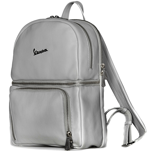 Vespa Official Leather Back Pack-PRIMAVERA 50TH-