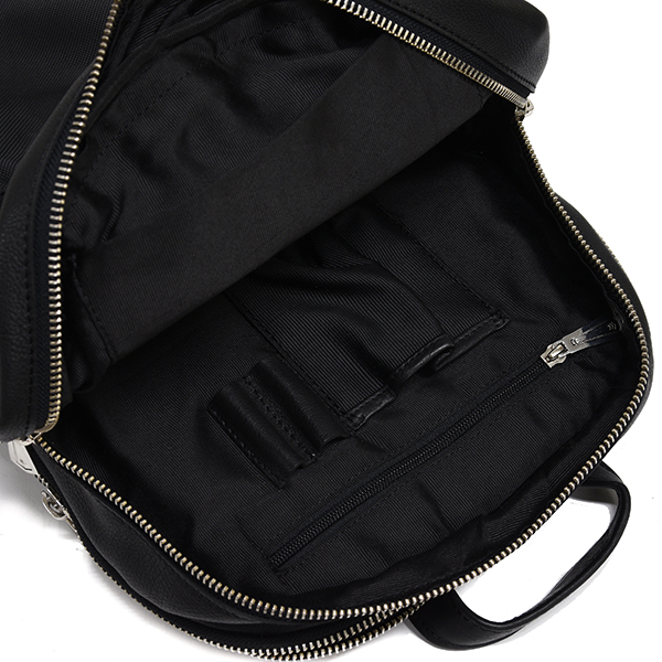 Vespa Official Leather & Nylon Back Pack-SPRINT 2018-