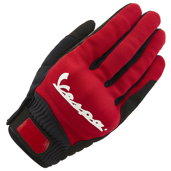 Vespa Official Riding Color Gloves(Red)