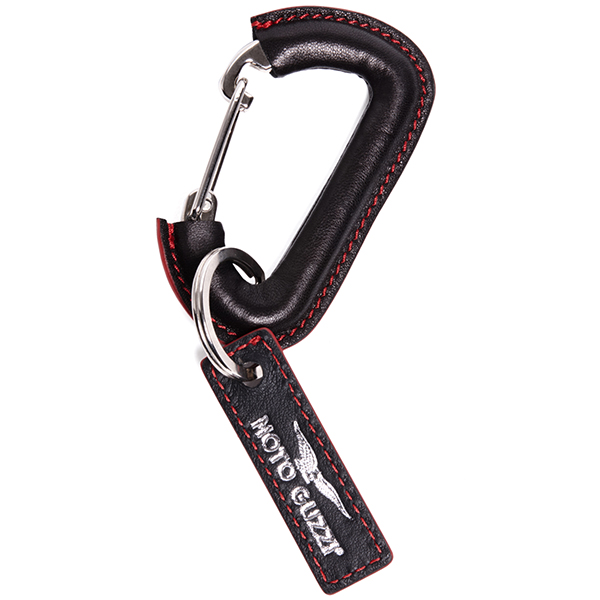 Moto Gucci Official Stainless & Leather Keyring