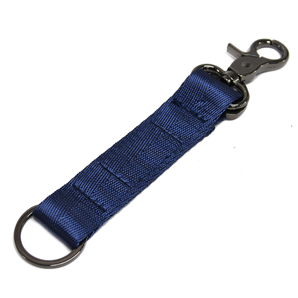 Vespa Official Strap Shaped Keyring-JOURNEY/Navy-