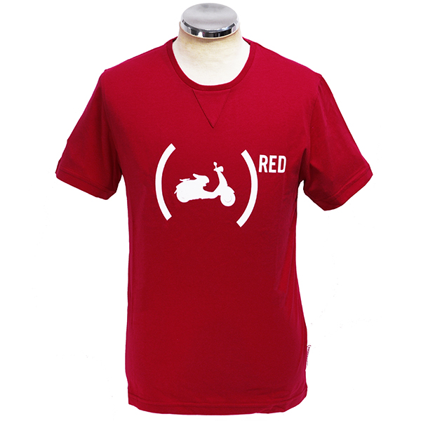 Vespa Official T-Shirts-946 RED-