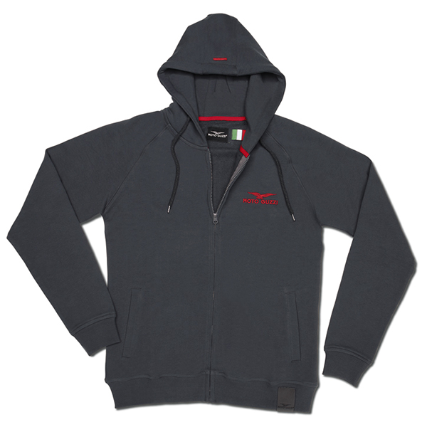 Moto Guzzi Official Zip-Up Hoodie-GARAGE-